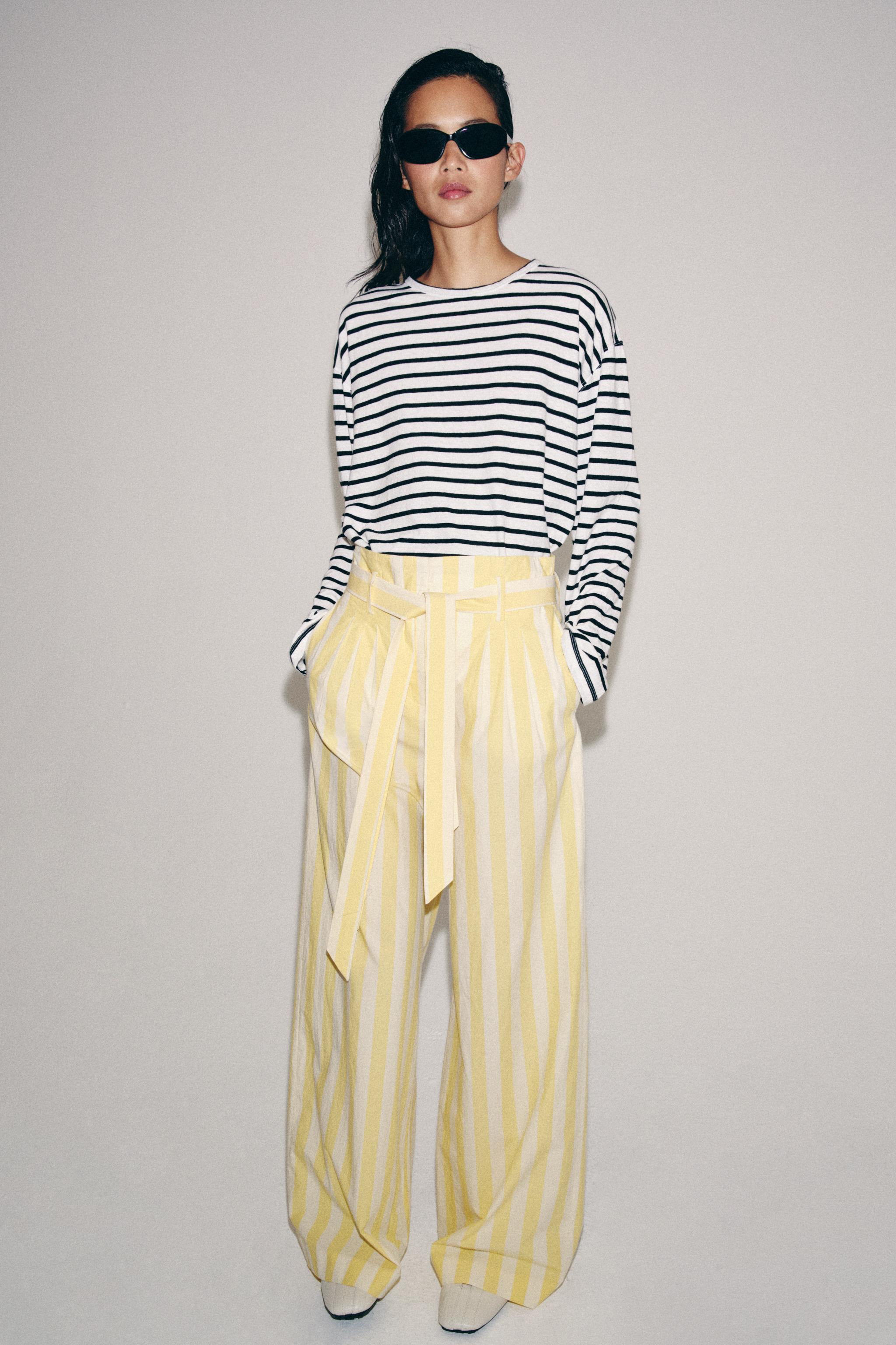 ZW COLLECTION STRIPED PAJAMA PANTS